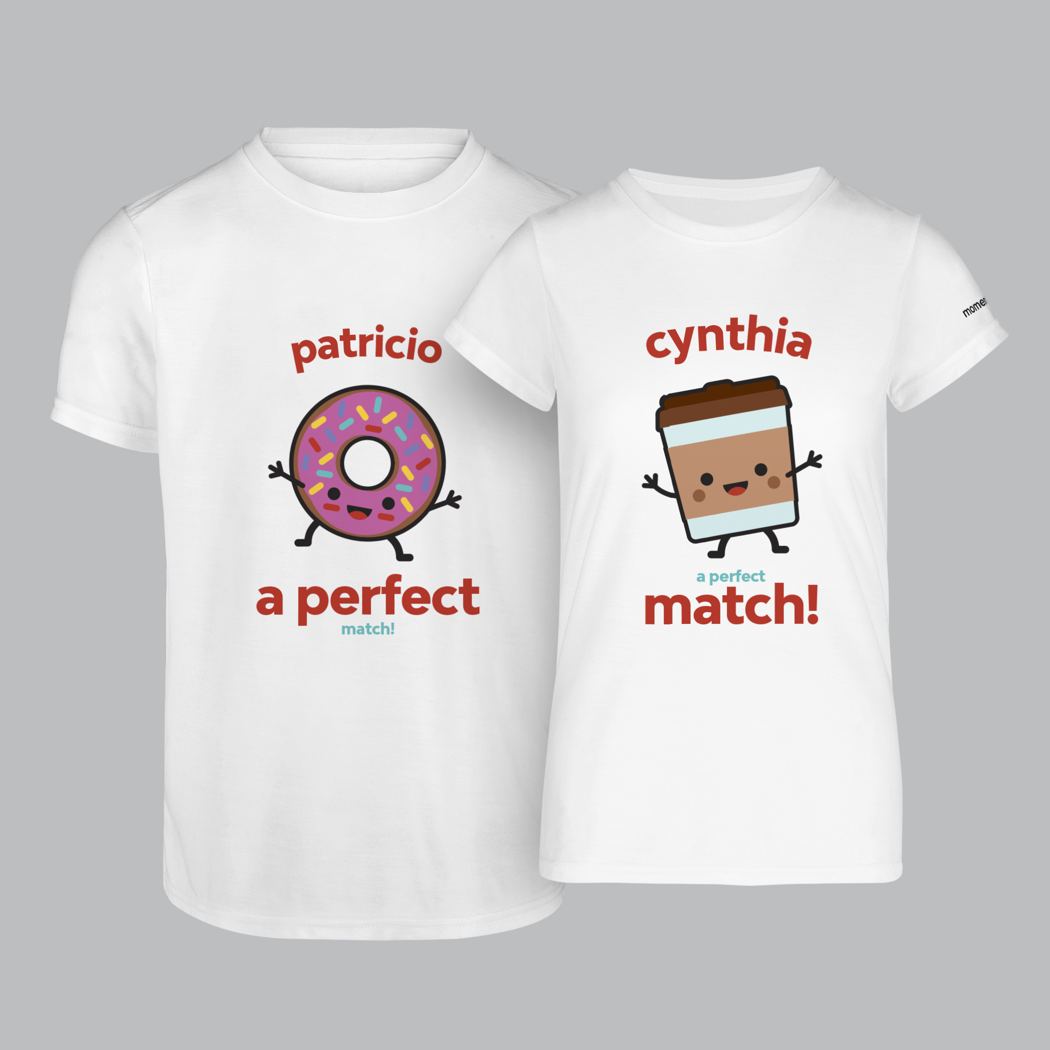 Set Playeras Perfect Match 