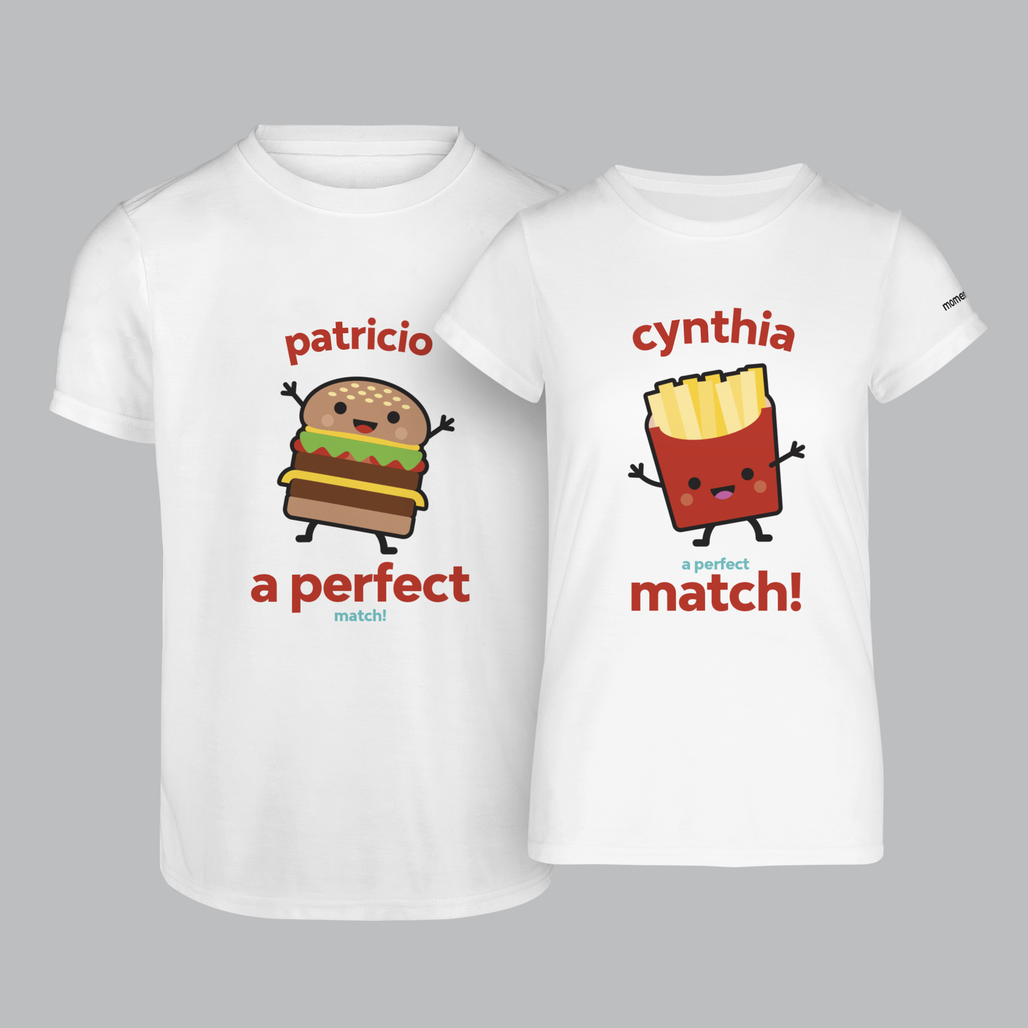 Set Playeras Perfect Match 