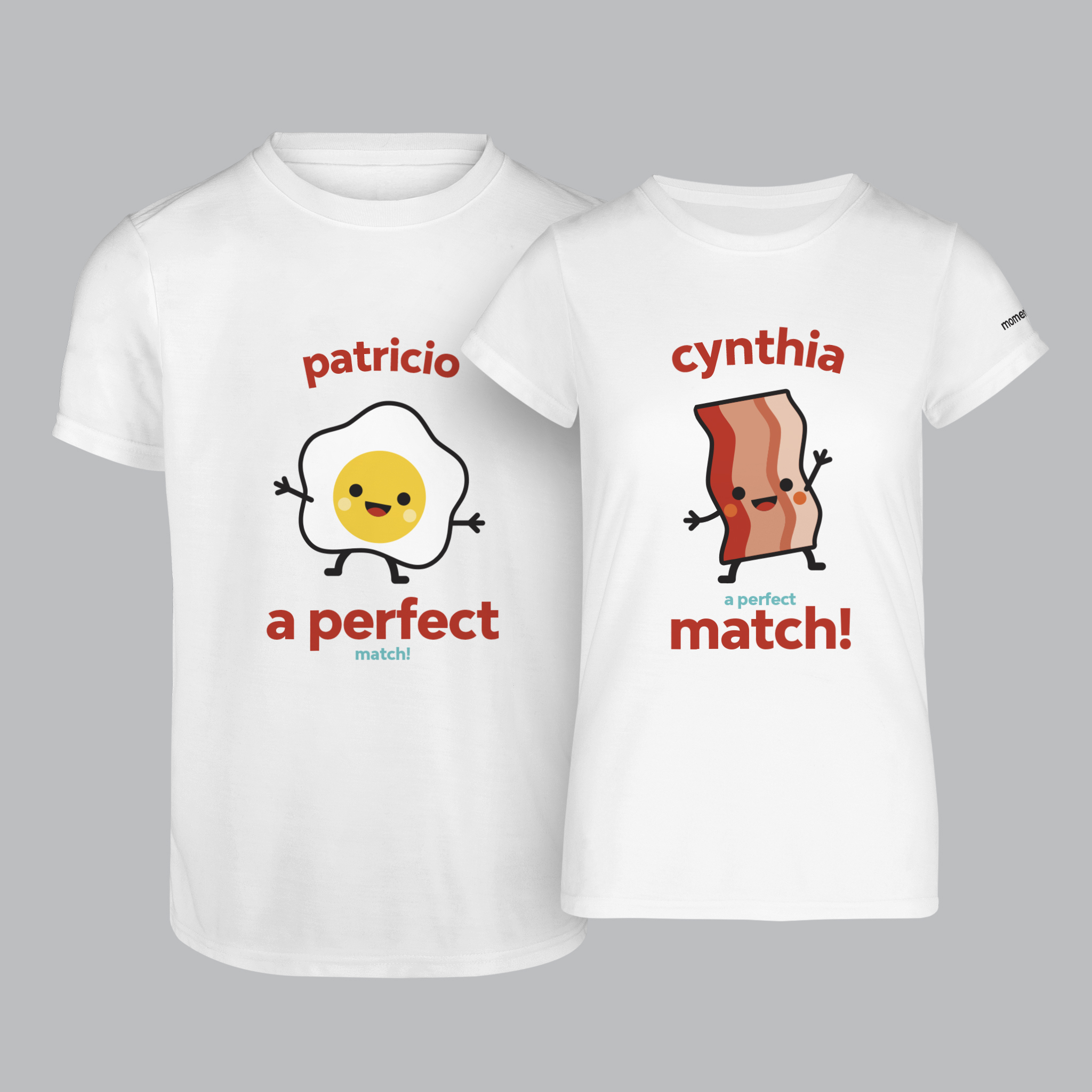 Set Playeras Perfect Match 