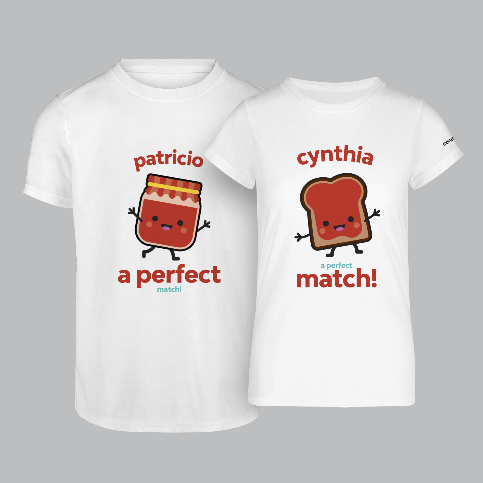 Set Playeras Perfect Match 