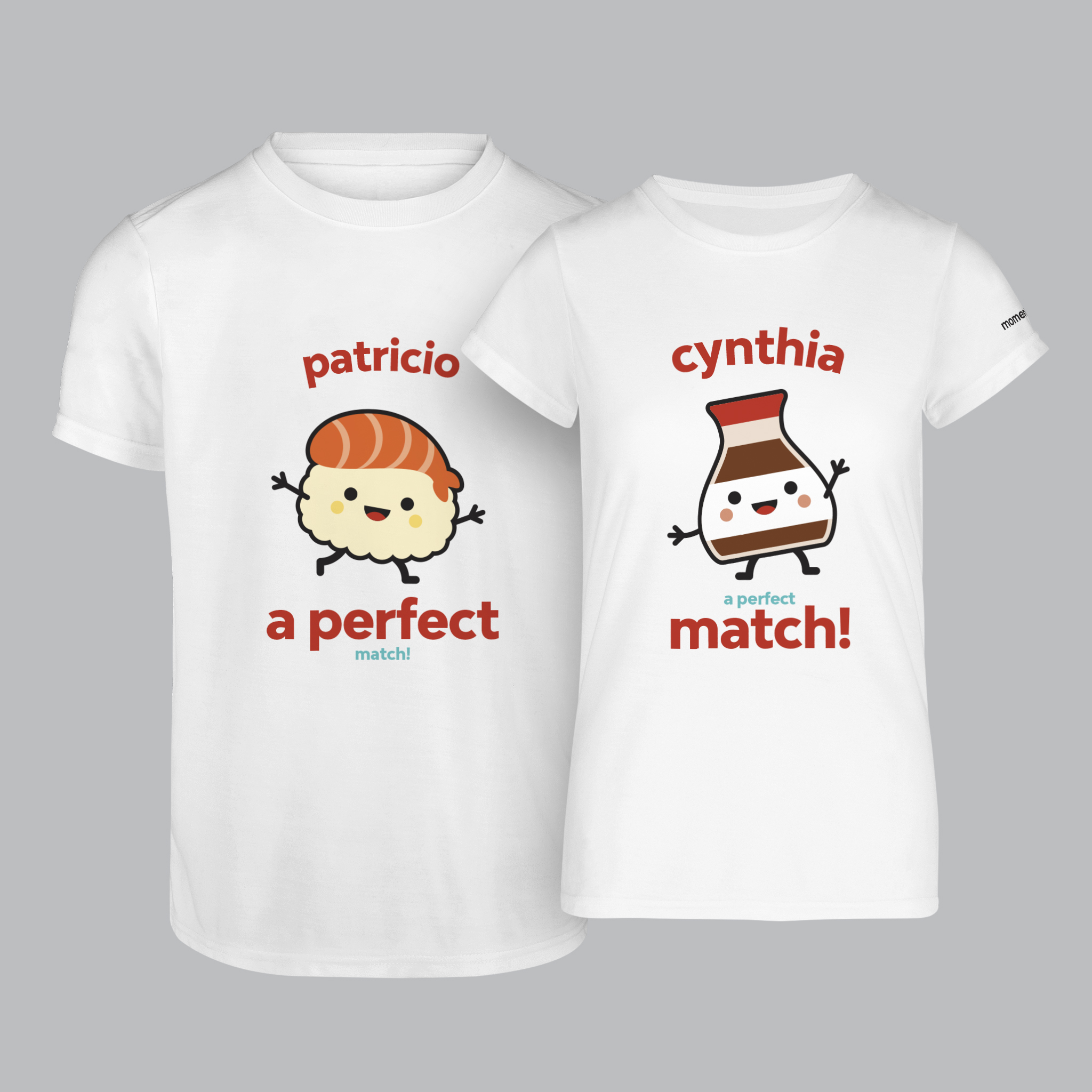 Set Playeras Perfect Match 