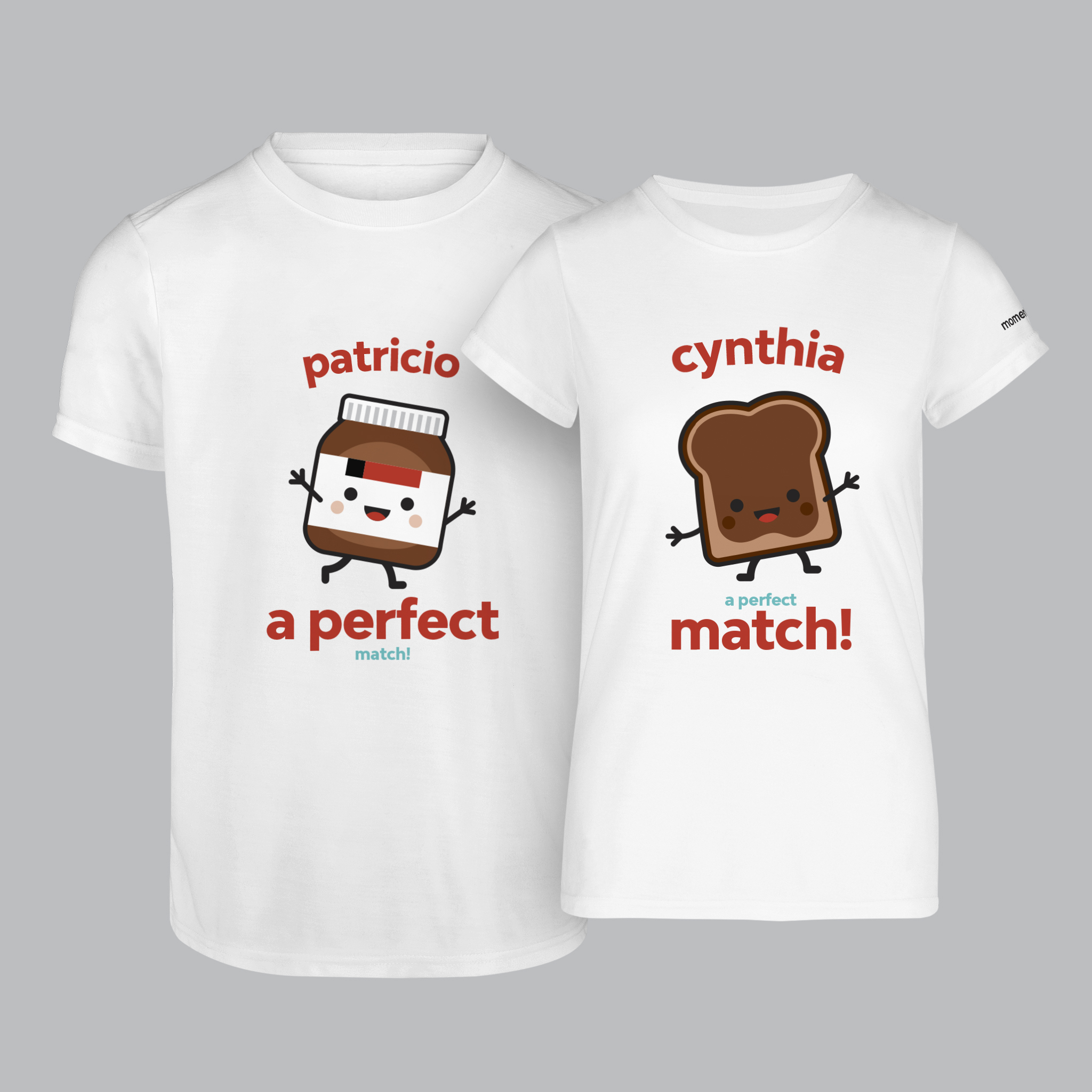 Set Playeras Perfect Match 