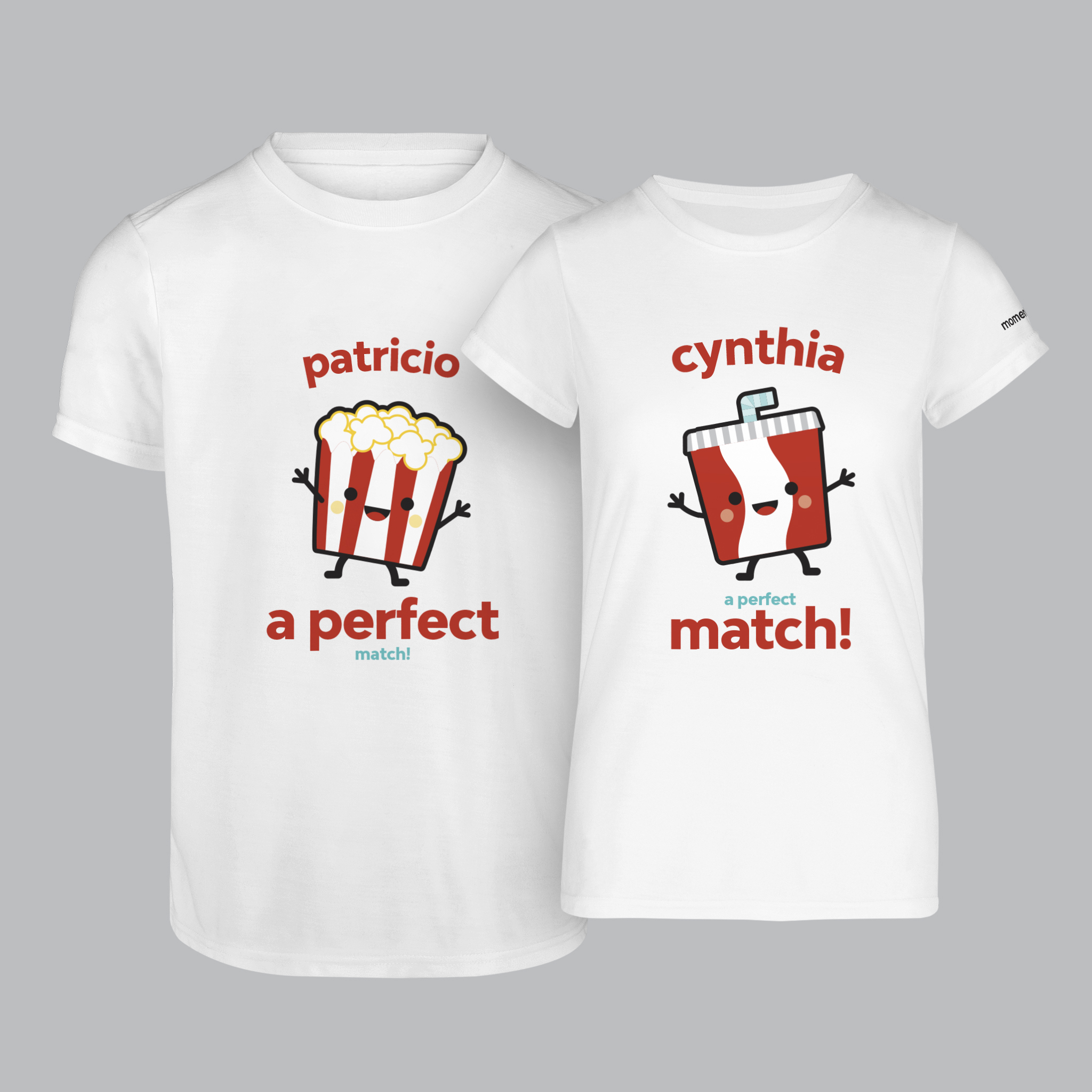 Set Playeras Perfect Match 