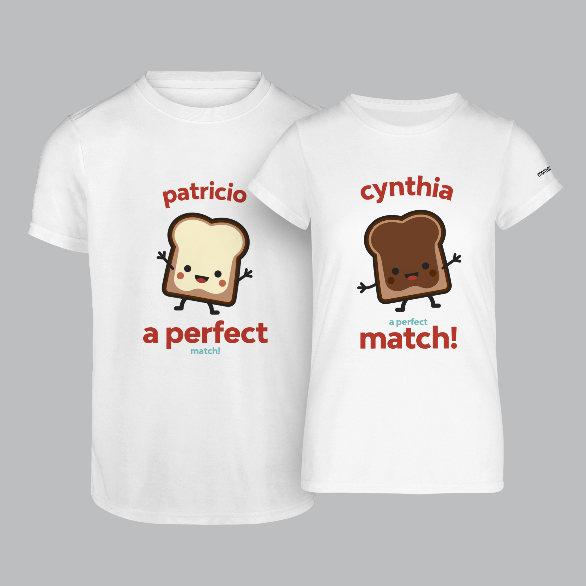 Set Playeras Perfect Match 