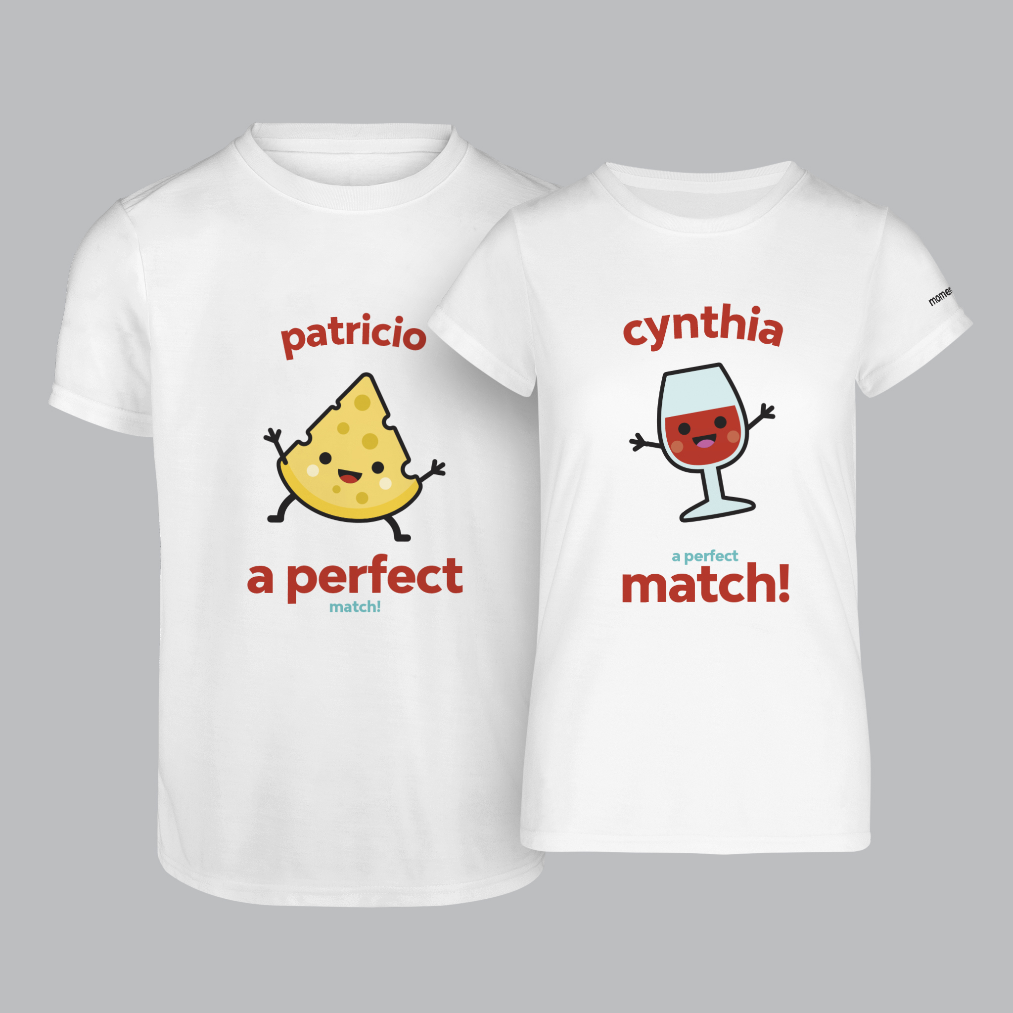 Set Playeras Perfect Match 